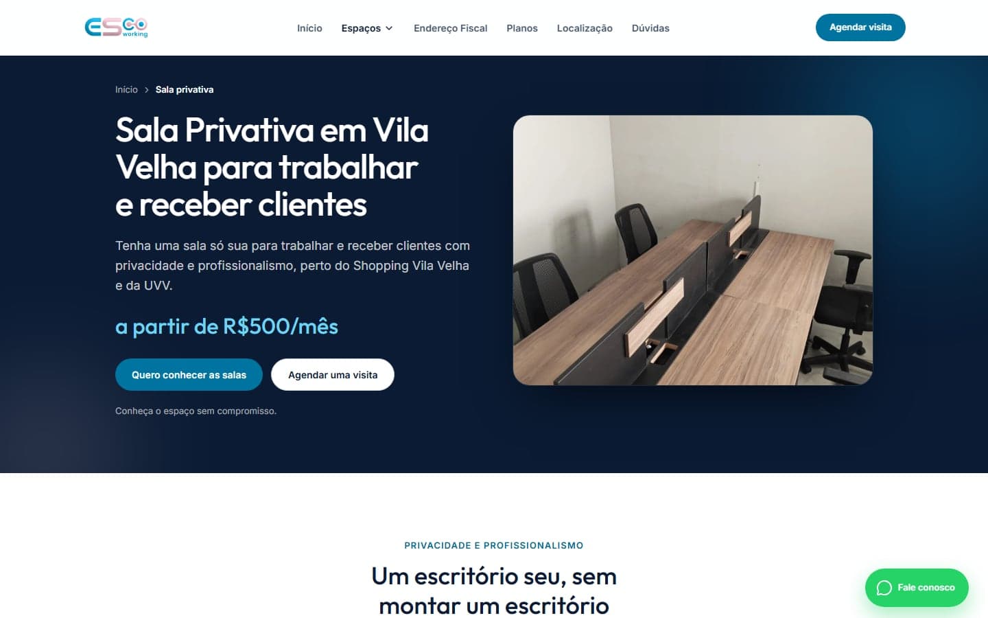 Site — EScowork — Escrito para quem busca em Vila Velha